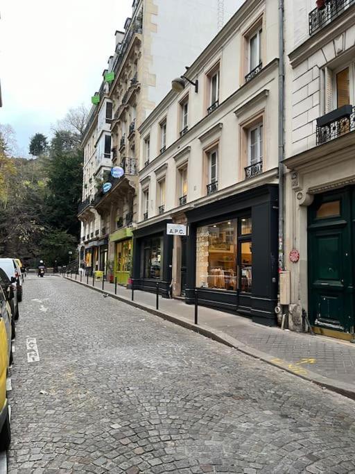 Ferienwohnung Montmartre Joli 2 Pieces Au Pied Du Sacre Coeur Paris Exterior foto